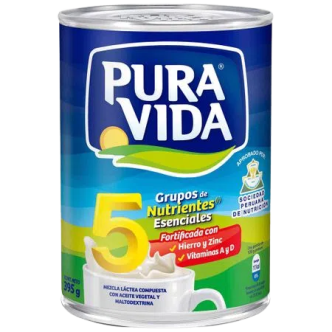 Leche Pura Vida Grande 395g