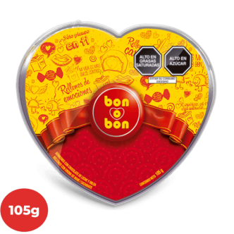 Mini Corazón Bon o Bon 105g