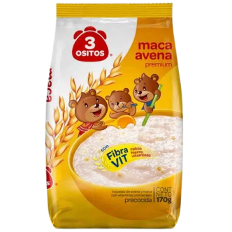 Maca Avena 3 Ositos 170g