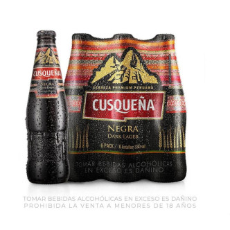 Cerveza CUSQUEÑA Negra...