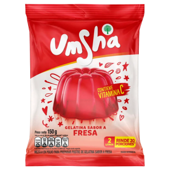 Gelatina UMSHA Fresa 150g