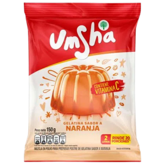 Gelatina UMSHA Naranja 150g