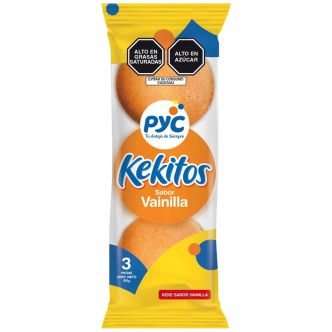 PYC Kekitos Sabor Vainilla 90g