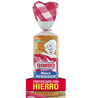 BIMBO Pan Blanco Rendidor 420g