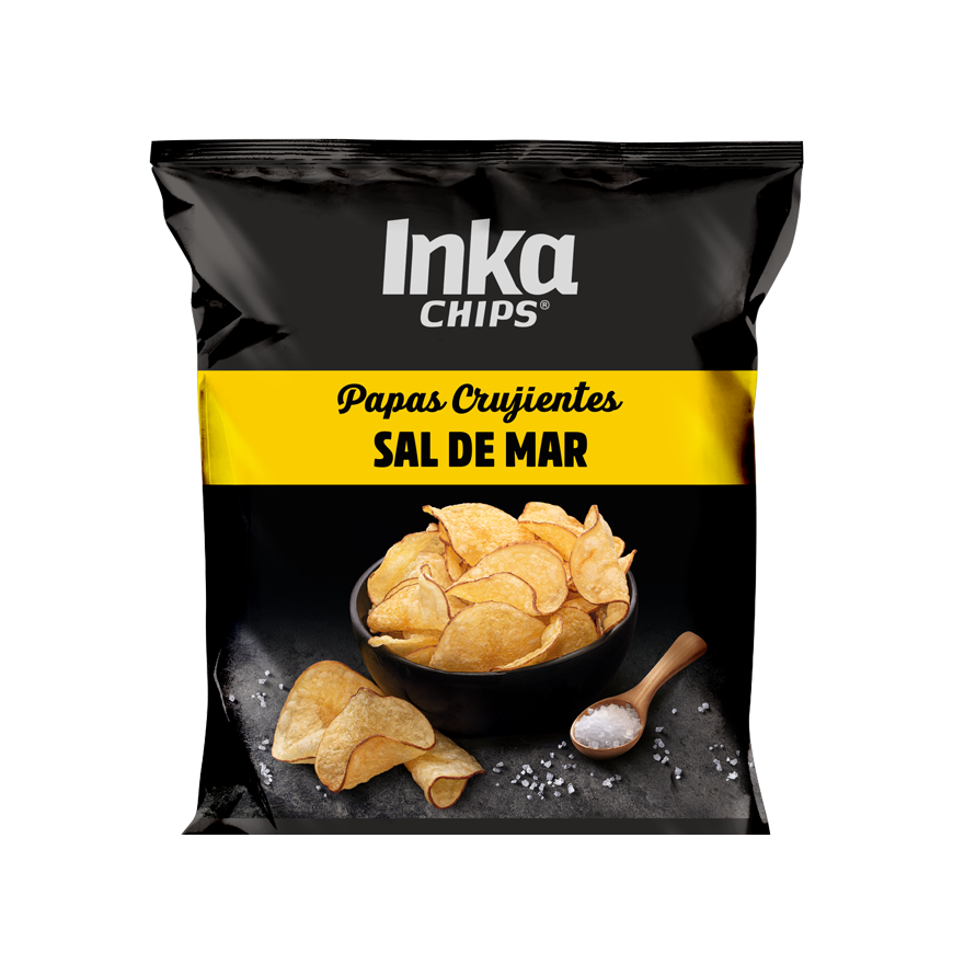 INKA CHIPS Papas Crujientes Sal De Mar 36g